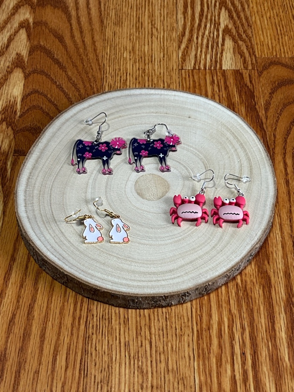 Cute Animal Earrings Set